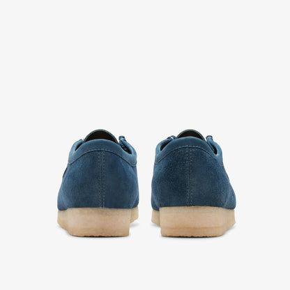 Clarks Originals Wallabee Low Men's Navy And Teal Suede 26175709 Low Tops by Clarks Originals – Don't Panic Shoes