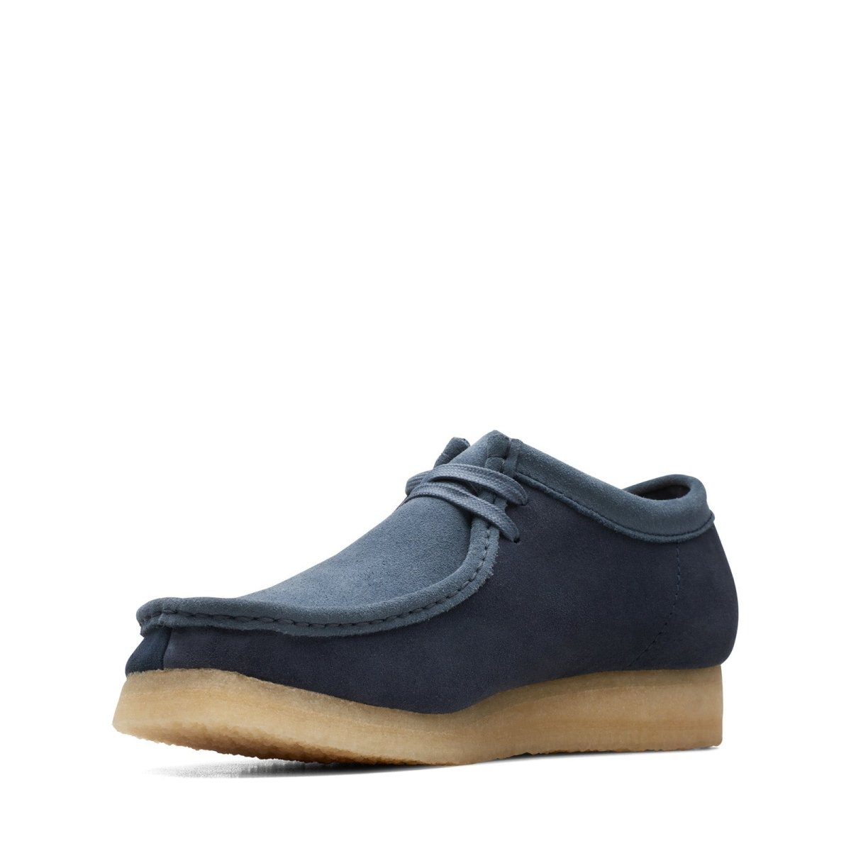 Clarks Originals Wallabee Low Men's Navy Blue Combi Suede 26172398 Shoes by Clarks Originals – Don't Panic Shoes