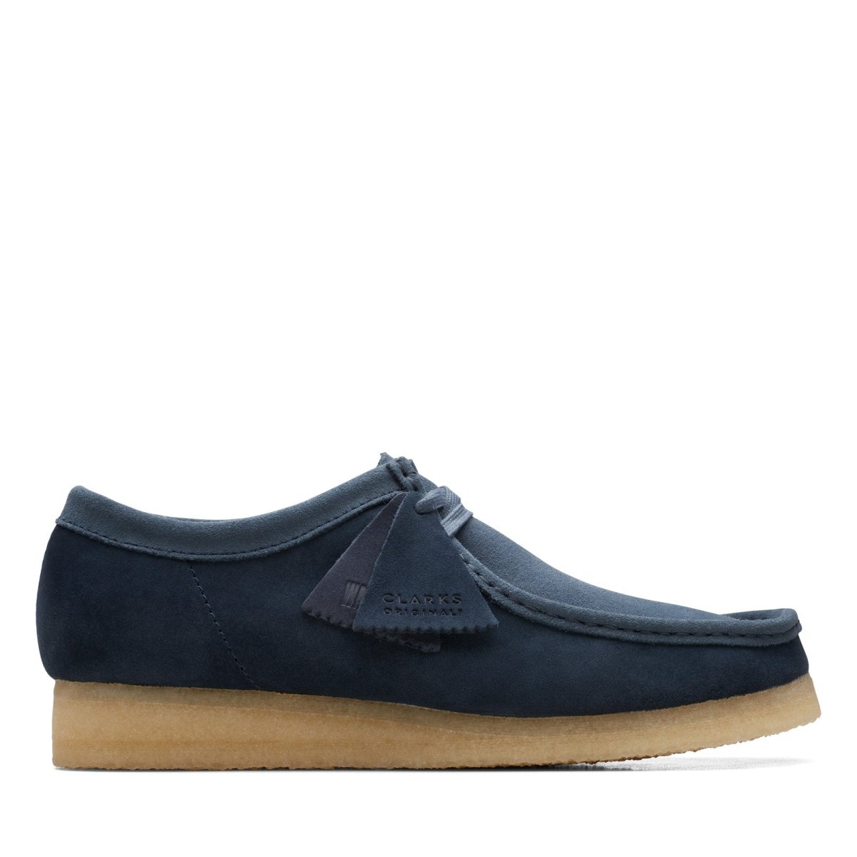 Clarks Originals Wallabee Low Men's Navy Blue Combi Suede 26172398 Shoes by Clarks Originals – Don't Panic Shoes