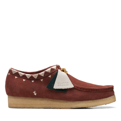 Clarks Originals Wallabee Low Men's Red Suede 26168847 Shoes by Clarks Originals – Don't Panic Shoes