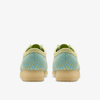 Clarks Originals Wallabee Low Women's Blue And Lime 26175834 Low Tops by Clarks Originals – Don't Panic Shoes