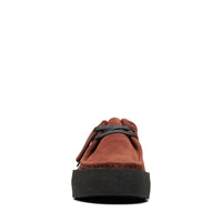Thumbnail for  Stylish and comfortable Clarks Women's Wallabee Cup Rust Suede 26173658 shoe 