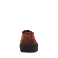 Thumbnail for  Side view of the Clarks Women's Wallabee Cup Rust Suede 26173658 shoe 