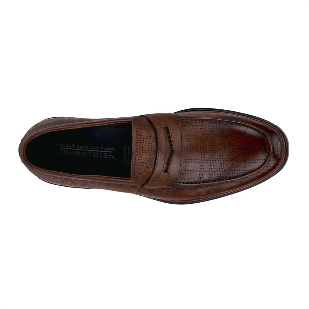 Spring Step Shoes Brando Men’s Leather Penny Loafers