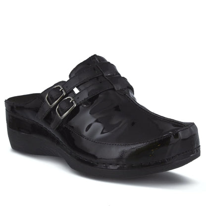 Spring Step Shoes Happy Women's Leather Slip On Clogs Shoes by Spring Step Shoes – Don't Panic Shoes