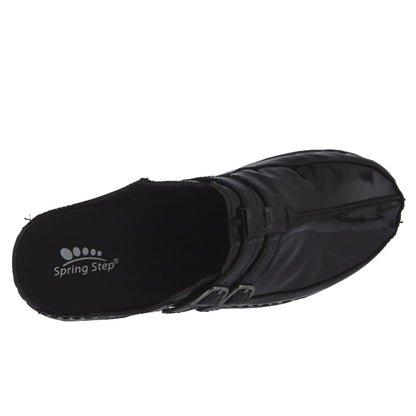 Spring Step Shoes Happy Women's Leather Slip On Clogs Shoes by Spring Step Shoes – Don't Panic Shoes