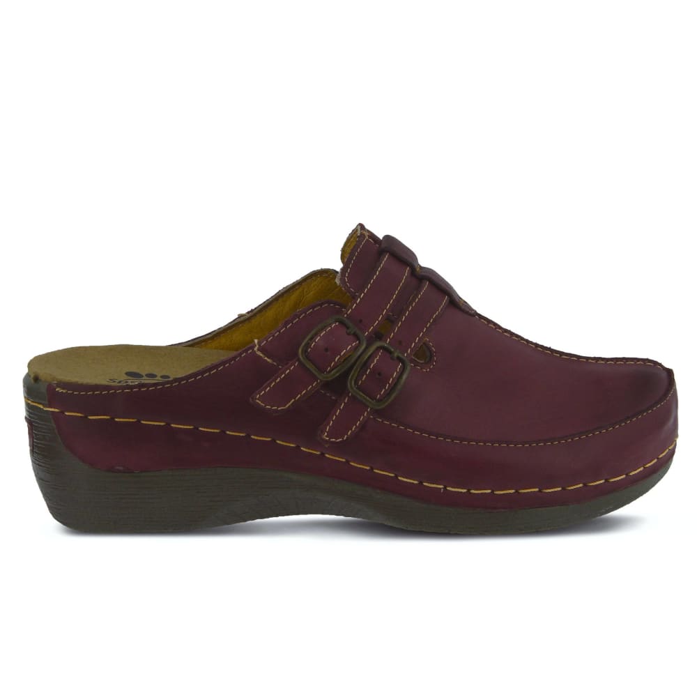 Spring Step Shoes Happy Women's Leather Slip On Clogs Shoes by Spring Step Shoes – Don't Panic Shoes