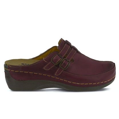 Spring Step Shoes Happy Women's Leather Slip On Clogs Shoes by Spring Step Shoes – Don't Panic Shoes