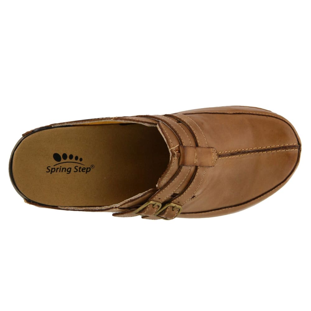 Spring Step Shoes Happy Women's Leather Slip On Clogs Shoes by Spring Step Shoes – Don't Panic Shoes
