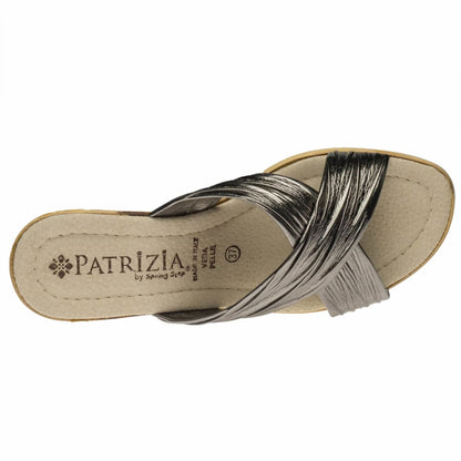 Spring Step Shoes Patrizia Women's Cork Wedge Slide Sandal Shoes by Spring Step Shoes – Don't Panic Shoes