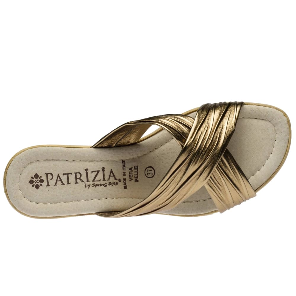 Spring Step Shoes Patrizia Women's Cork Wedge Slide Sandal Shoes by Spring Step Shoes – Don't Panic Shoes