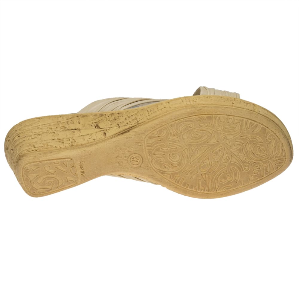 Spring Step Shoes Patrizia Women's Cork Wedge Slide Sandal Shoes by Spring Step Shoes – Don't Panic Shoes