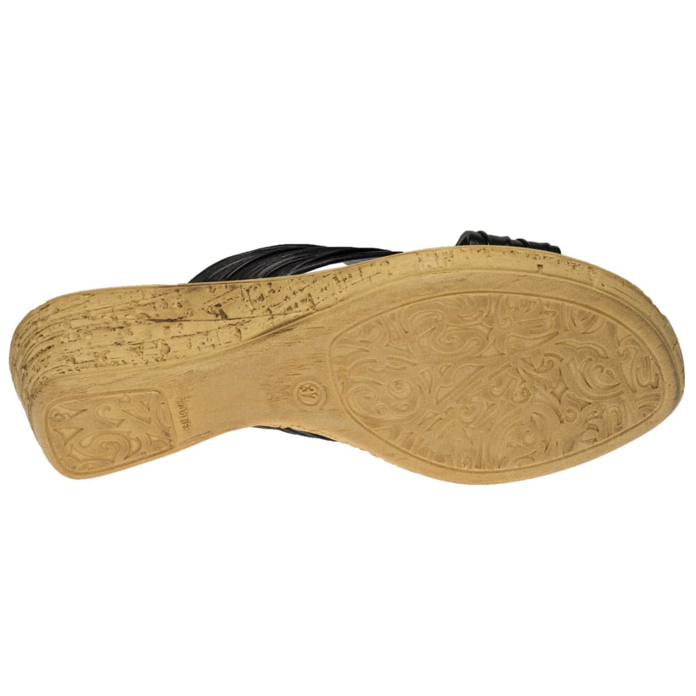 Spring Step Shoes Patrizia Women's Cork Wedge Slide Sandal Shoes by Spring Step Shoes – Don't Panic Shoes