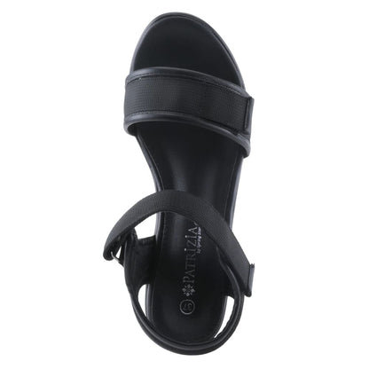 Spring Step Shoes Women's Black Leather Sandals Shoes by Spring Step Shoes – Don't Panic Shoes